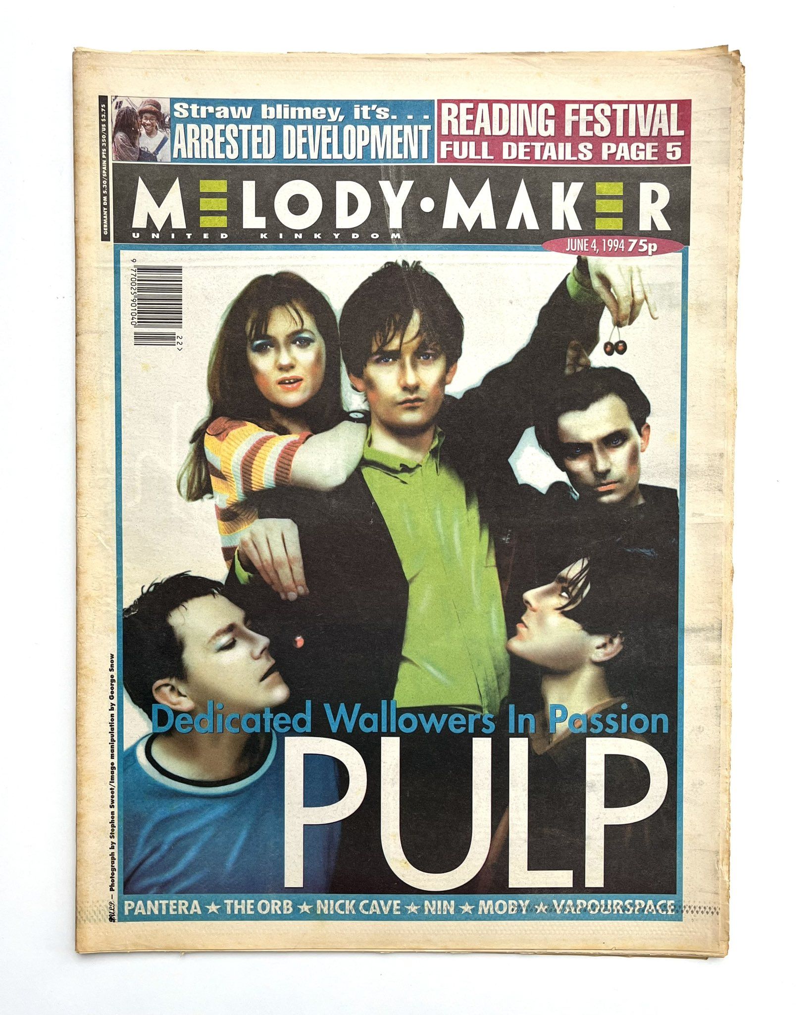 Portada de la revista Melody Maker